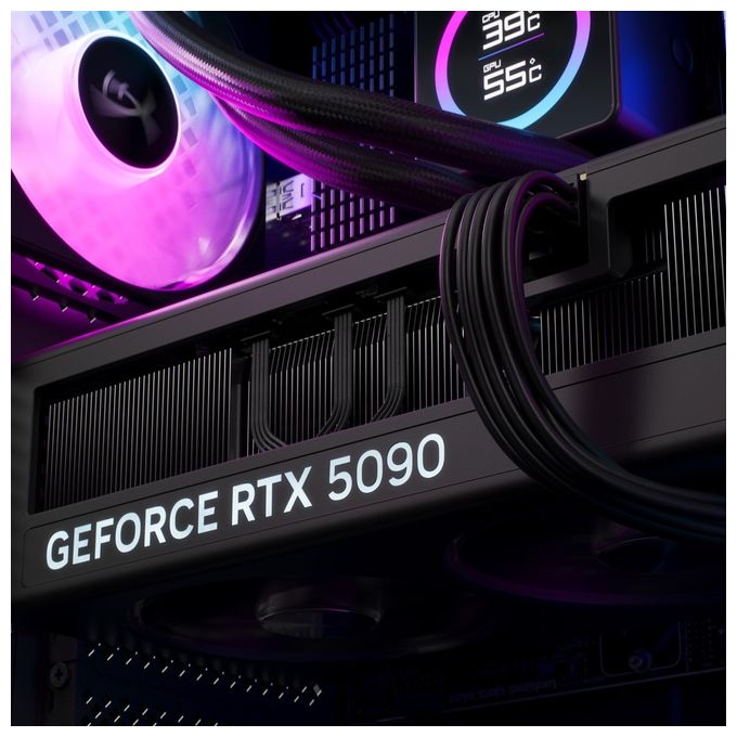 HP E4EU1EA OMEN MAX 45L PC Desktop Intel Core Ultra 7 32 GB DDR5 6800 MHz NVIDIA GeForce RTX 5090 32 GB GDDR7 Windows 11 Home colore Nero