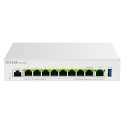 D-Link DBR-600-P-E Router Business con Porte 2.5G PoE 7 Porte LAN 8 Porte PoE USB 3.1 Gen 1 colore Bianco