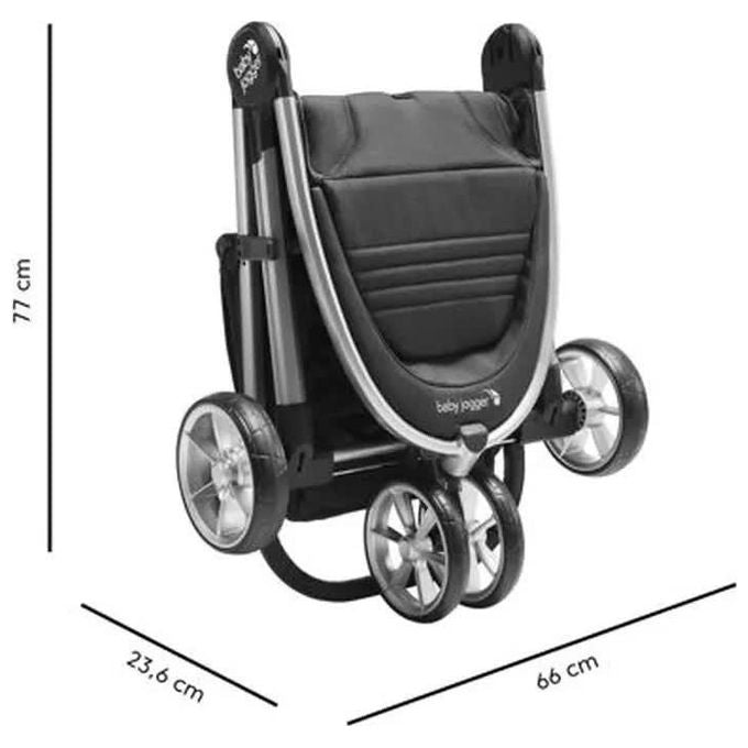 Baby Jogger Passeggino City Mini2 4 ruote Brick Mahogany Design Compatto e Leggero per Genitori Moderni