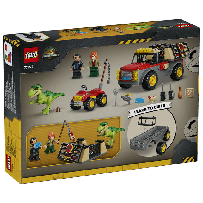 Lego 77978 Camion da Trasporto per il Giovane T. Rex Set da Costruzione con Dinosauro ATV e 2 Minifigure 115 Pezzi colore Multicolore