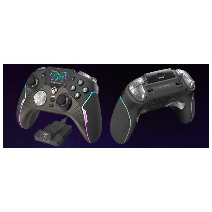 Turtle Beach TBS-0710-05 Stealth Ultra Wireless Controller da Gioco con Dock di Ricarica Rapida e Display di Comando per Xbox Series X-S Xbox One e PC colore Nero