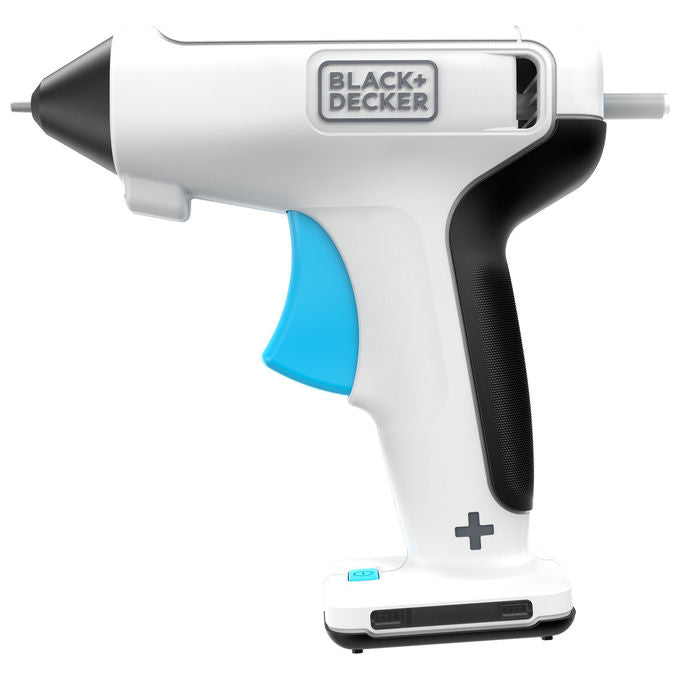 Black and Decker BCGL115-XJ Pistola per Colla Senza Fili 3.6V con LED Integrato e Tempo di Riscaldamento 30 Secondi colore Nero
