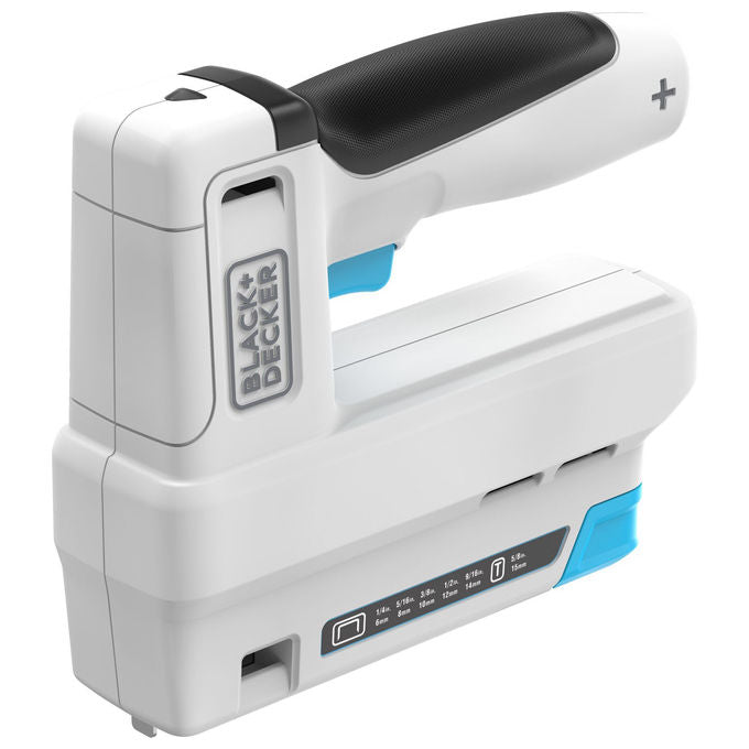 Black+Decker BCN115-XJ Graffatrice a Batteria 3.6V Capacita' 6-14 mm con 800 Graffe 12 mm e 200 Chiodi 15 mm colore Nero