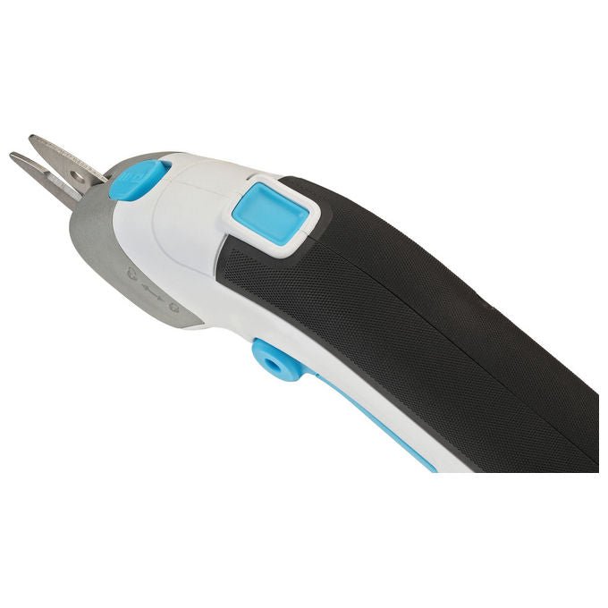 Black and Decker BCSC115-XJ Forbici Elettriche 3.6V con 2 Lame Autonomia 40 min Ricarica USB-C colore Nero