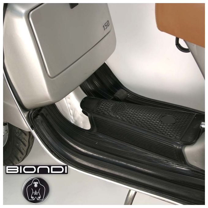 Tappeto in gomma pedana PIAGGIO Vespa PX GL 125-150-200 cc. dal 1998  (Nero)
