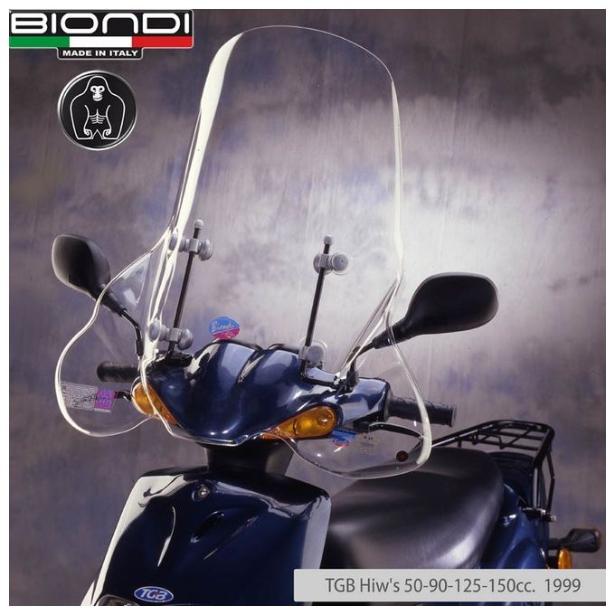 Biondi 8060997 Parabrezza Club Piaggio Skipper 98 Hond. Zoom