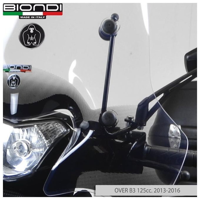Biondi 8500498 Kit attacchi parabrezza Over B3 125Cc 2013 2016