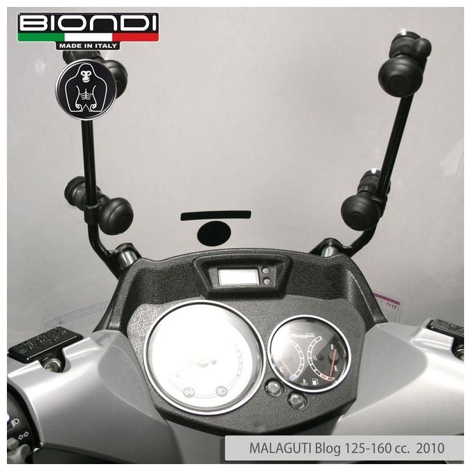 Biondi 8500522 Kit attacchi parabrezza Malaguti Blog 125Ie 160Ie