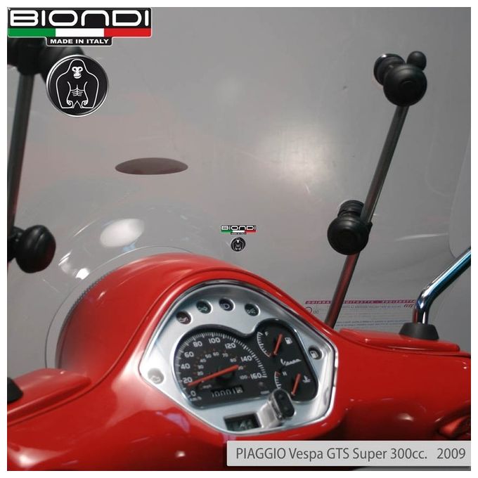 Biondi 8500584 Kit attacchi parabrezza Piaggio Vespa Gts 300