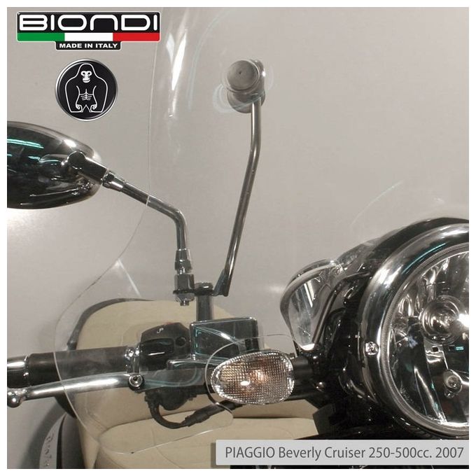 Biondi 8500655 Kit attacchi parabrezza Piaggio Beverly Cruiser 250-500