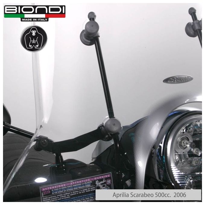 Biondi 8500679 Kit attacchi parabrezza Aprilia Scarabeo 500 2006