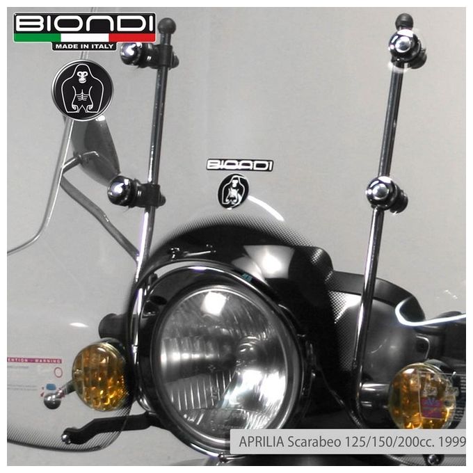 Biondi 8500775 Kit attacchi parabrezza Aprilia Scarabeo 125-150 Nv