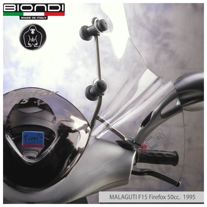 Biondi 8500870 Kit attacchi parabrezza Malaguti F15-F18