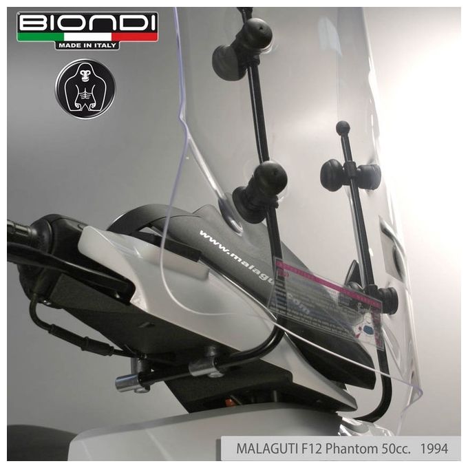 Biondi 8500911 Kit attacchi parabrezza Malaguti Phantom F.12