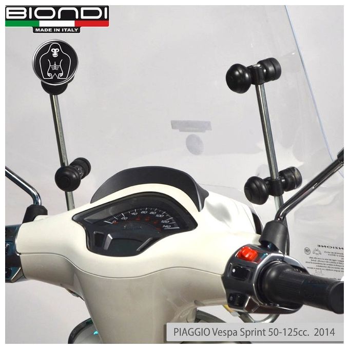 Biondi 8500971 Kit attacchi parabrezza Piaggio Sprint-Primavera 2014 Attacco
