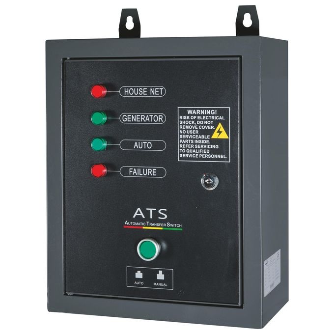 Pramac PY000A000B2 Quadro Intervento Automatico ATS con Connettore ad Innesto Rapido Dimensioni 410x180x310 mm colore Nero