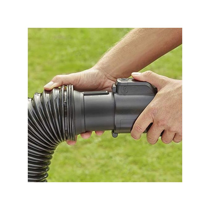 Black+decker soffiatore trituratore da 2900W per un'efficace raccolta e triturazione delle foglie in giardino