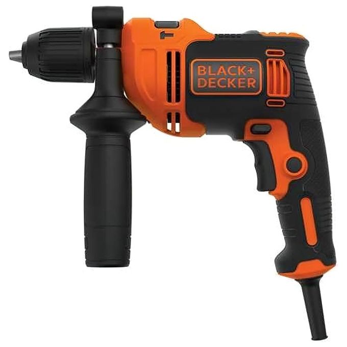 BLACK+DECKER Trapano a percussione 710W mandrino 13mm 4 punte incluse