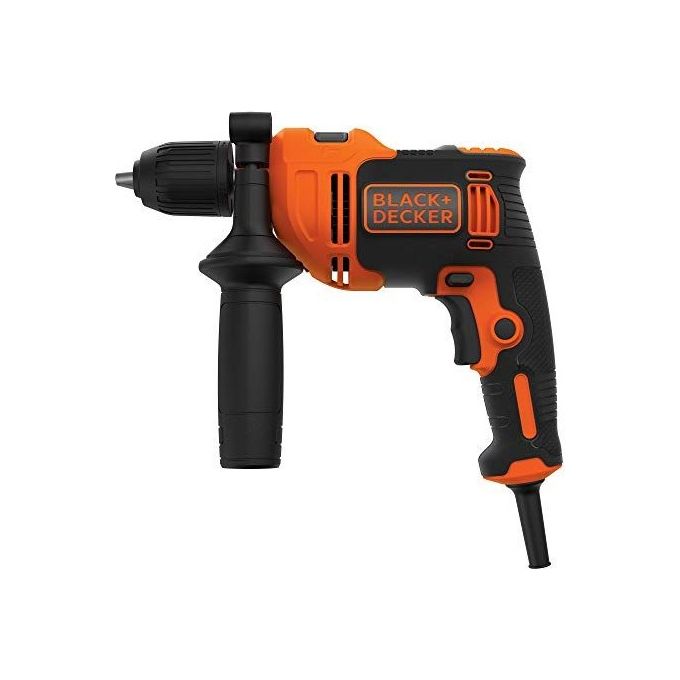BLACK+DECKER Trapano a percussione 710W mandrino 13mm 4 punte incluse