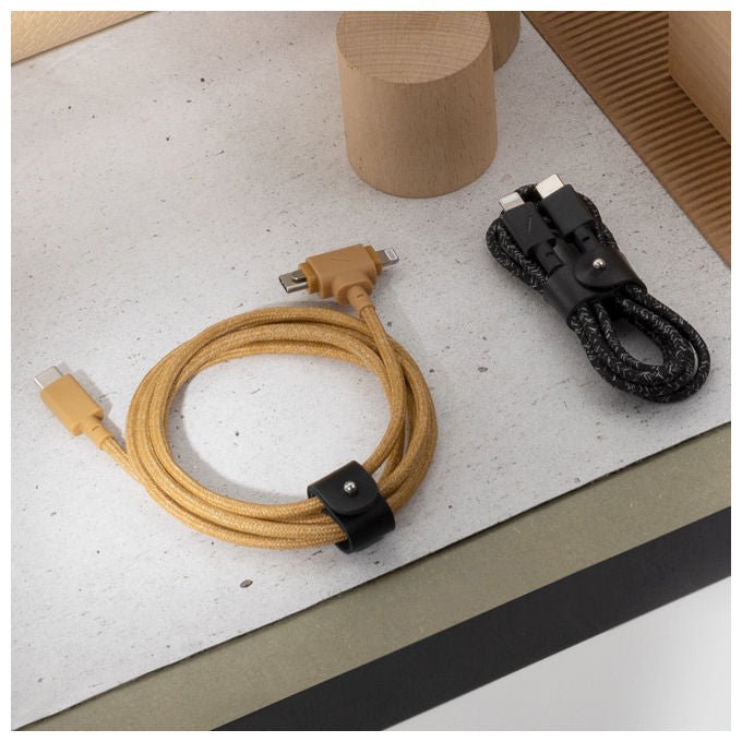Native Union NU-ECOBELT-CCL-COS Belt Cavo 2-in-1 Lightning e USB-C 1,5 m fino a 60W colore Cosmos