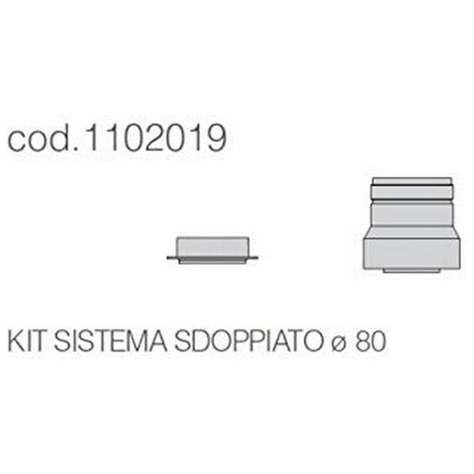 Beretta 1102019 Adattatore Per Sistema Sdoppiato Condensazione