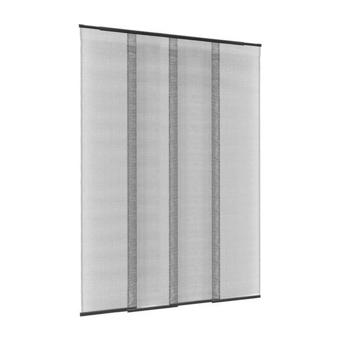 Medal Zanzariera Pannelli Telescopica 130x240cm Nera