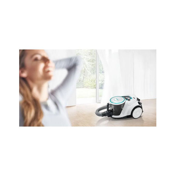 Bosch BGC41XHYG Serie 6 Aspirapolvere a cilindro Senza sacchetto 2,4 L 700 W 68 dB colore Bianco