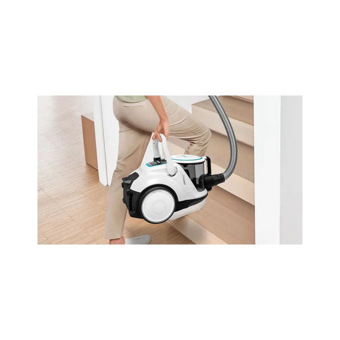 Bosch BGC41XHYG Serie 6 Aspirapolvere a cilindro Senza sacchetto 2,4 L 700 W 68 dB colore Bianco