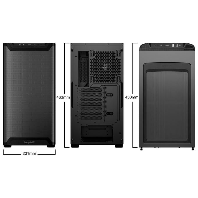 Be Quiet! PURE BASE 501 Airflow Window PC Midi Tower Vetro Temperato Ventole 140 mm Nero
