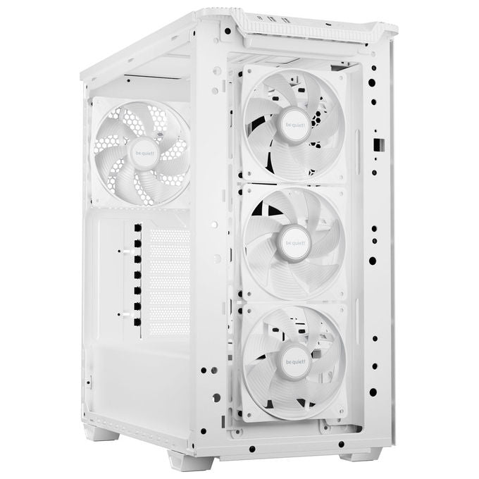 Be quiet! BGW79 Pure Base 501 LX White Case PC Midi Tower con Ventole ARGB Preinstallate e Finestra Laterale Vetro Temperato colore Bianco