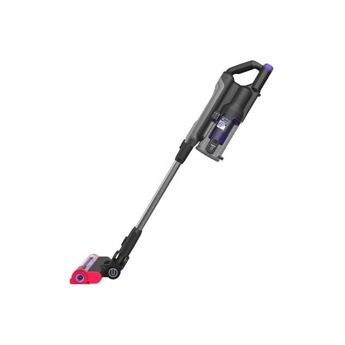 Black+Decker Scopa Ricaricabile 21.6V fino a 35 Minuti 100W 2 Turbo Spazzole Laterali