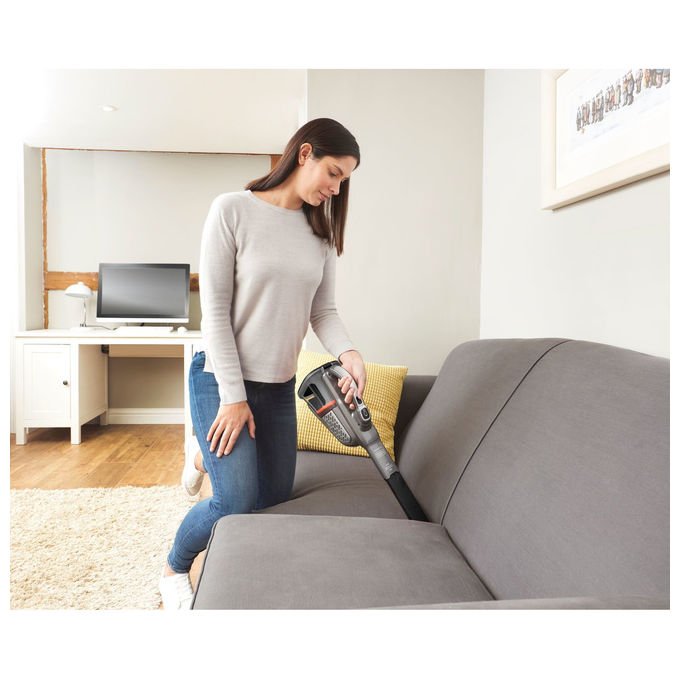 Black and Decker BHHV520JF-QW Aspirapolvere Portatile Senza Fili 0,7 L Autonomia 21 min Filtri Lavabili colore Nero Argento Titanio