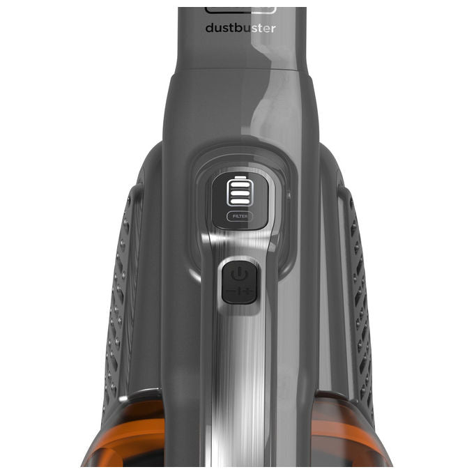 Black and Decker BHHV520JF-QW Aspirapolvere Portatile Senza Fili 0,7 L Autonomia 21 min Filtri Lavabili colore Nero Argento Titanio