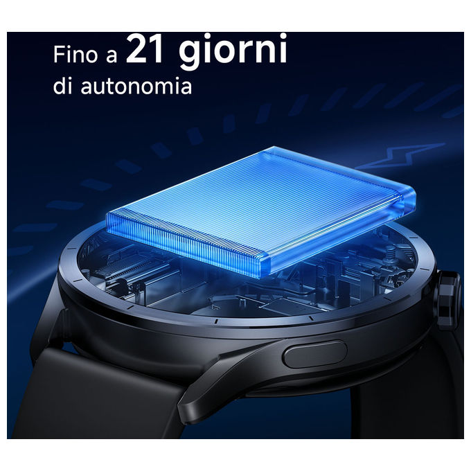 Xiaomi BHR08ISGL Watch S5 Smartwatch Display AMOLED 1,48'' Risoluzione 480 x 480 Pixel Batteria 815 mAh Durata fino a 21 giorni Connessione Bluetooth 5.4 Wi-Fi GPS Dual-band Colore Argento