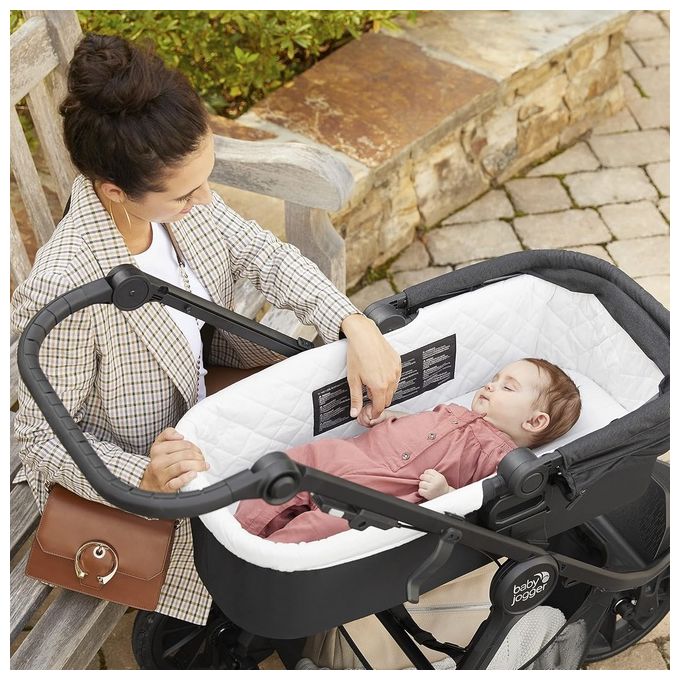 [ComeNuovo] BABY JOGGER Navicella City Mini2 GT2 ELITE2 SINGLE PRAM Opulent Black per Passeggini e Prima Infanzia