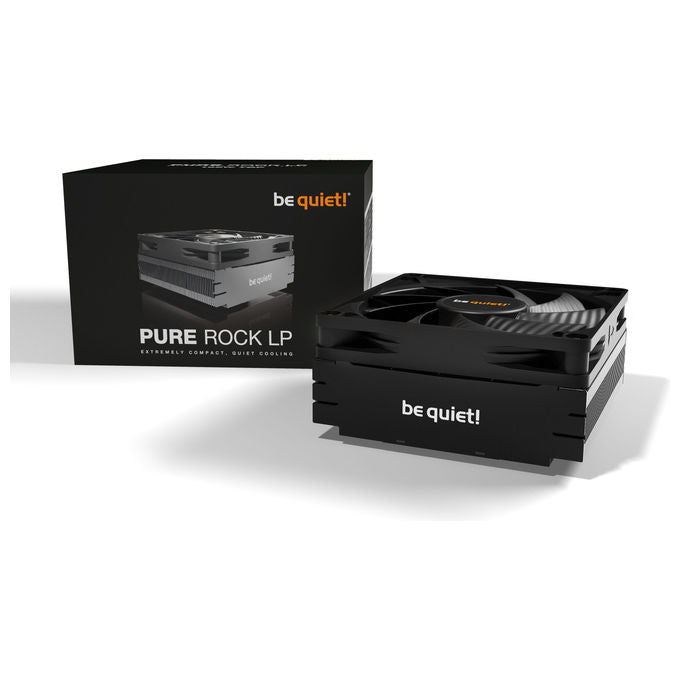 Be quiet! BK034 Pure Rock LP Raffreddatore d'aria per Socket LGA 1150 1151 1155 1200 1700 AM4 AM5 TDP 100 W Velocita' max 2500 rpm Rumorosita' min 13.3 dB colore Nero