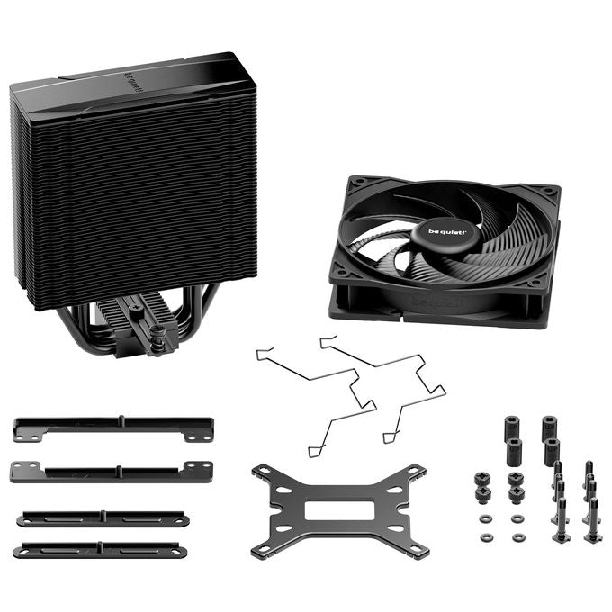 Be quiet! 4260052192481 Pure Rock 3 Dissipatore ad Aria 4 Heatpipe 120 mm 2000 rpm 101,2 m³-h 2,41 mmH2O colore Nero