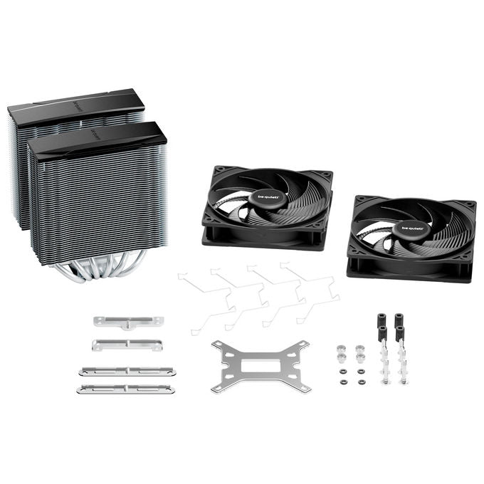Be quiet! BK041 Pure Rock Pro 3 Raffreddatore d'aria 250 W TDP 12 cm Argento