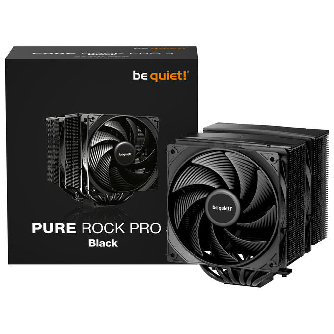 Be quiet! BK042 Pure Rock Pro 3 Raffreddatore d'aria 2 ventole 6 heatpipe 2000 rpm 14 dB 34.8 dB colore Nero