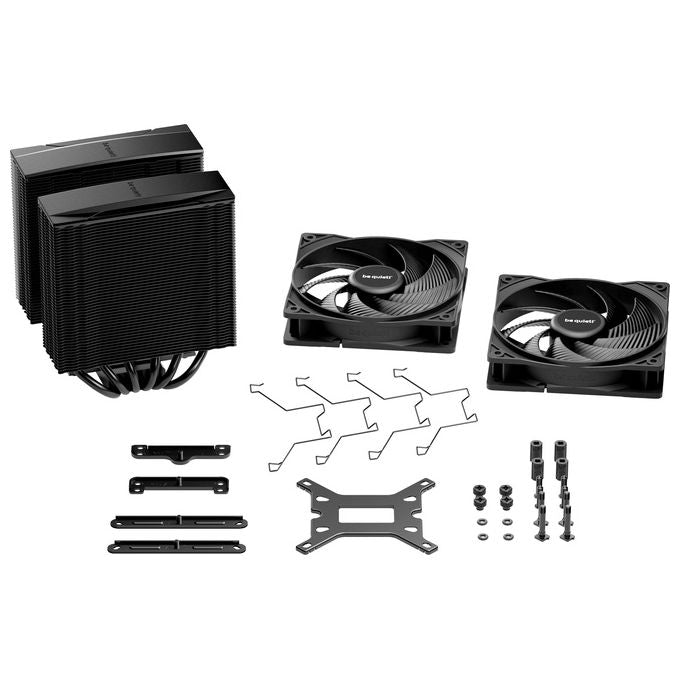 Be quiet! BK042 Pure Rock Pro 3 Raffreddatore d'aria 2 ventole 6 heatpipe 2000 rpm 14 dB 34.8 dB colore Nero
