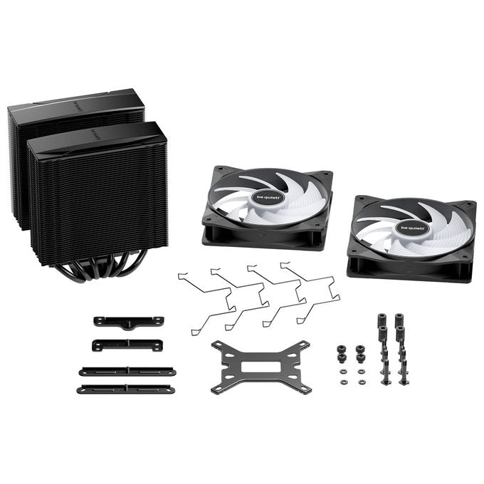 Be quiet! PURE ROCK PRO 3 LX Raffreddatore d'aria 250 W 2 ventole ARGB colore Nero