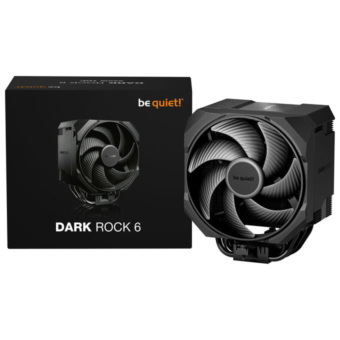 Be quiet! BK046 Dark Rock 6 Raffreddatore d'aria 13,5 cm 220 W TDP 2000 rpm Cuscinetto FDB colore Nero