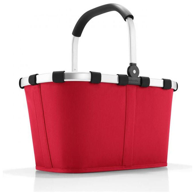 Reisenthel BK3004 Carrybag Borsa pieghevole impermeabile in poliestere con base rigida e tasca interna colore Rosso