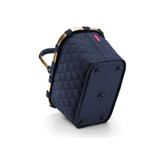 Reisenthel BK4111 carrybag Cestino per shopping in plastica riciclata 22 L con struttura in alluminio base rinforzata colore Oro