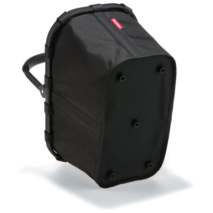 Reisenthel BK7040 Carrybag Frame Cestino per shopping in poliestere riciclato con telaio in alluminio 22 L colore Nero