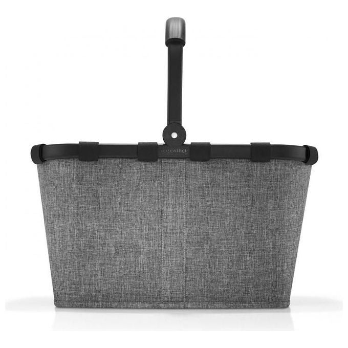 Reisenthel BK7052 carrybag Cestino per shopping 22 L in poliestere riciclato con telaio in alluminio colore Grigio
