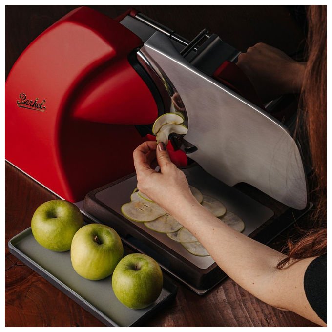 Berkel Home Line 200 Plus MATTE Affettatrice Elettrica 190 W Diametro Lama 19,5 cm colore Rosso Opaco