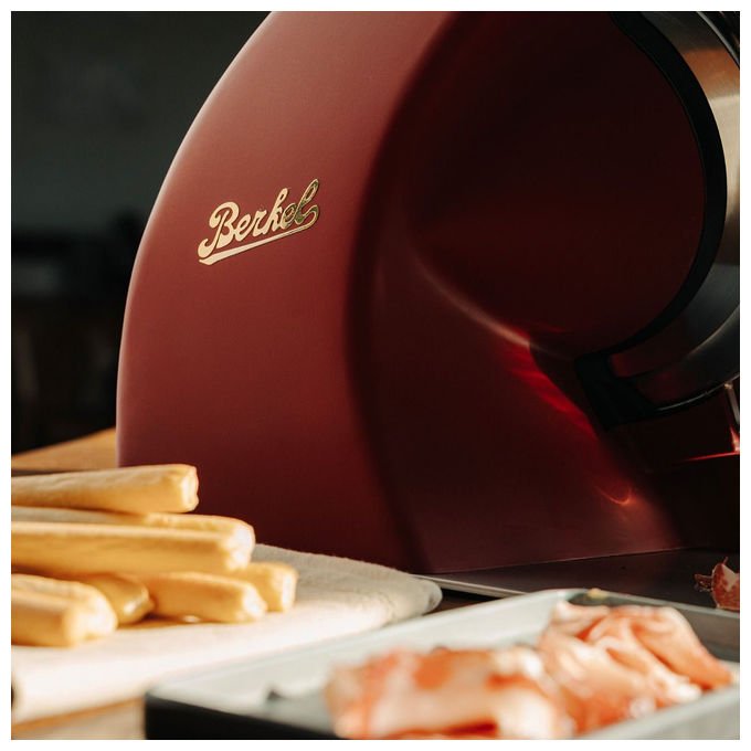 Berkel Home Line 200 Plus MATTE Affettatrice Elettrica 190 W Diametro Lama 19,5 cm colore Rosso Opaco