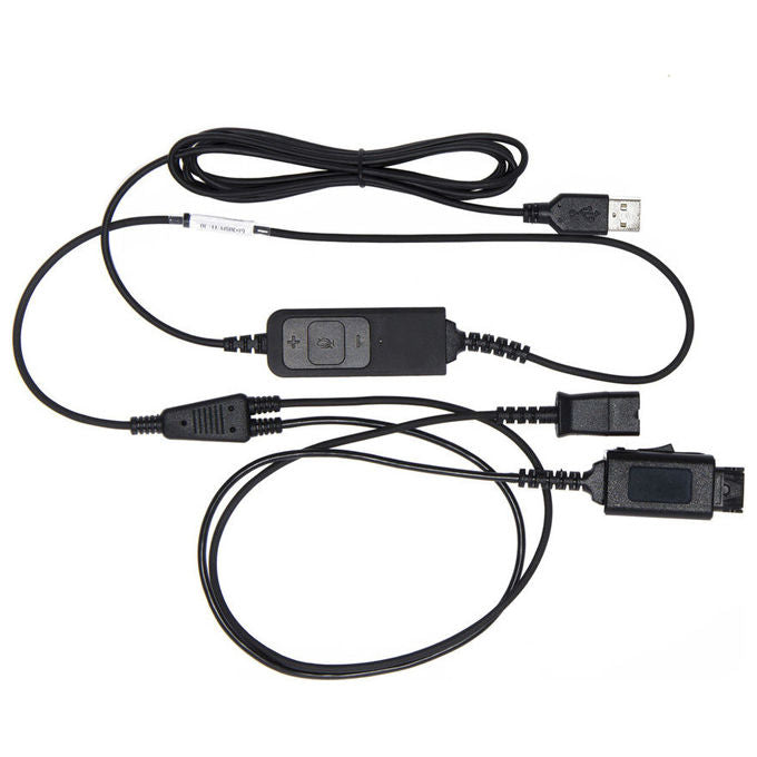 JPL BL-11-USB+P Cavo di Affiancamento USB Y con Controllo Volume Mute e Interruttore Microfono 2 m colore Nero