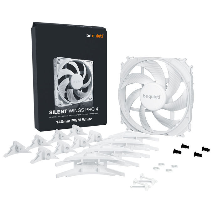 Be quiet! BL119 Silent Wings Pro 4 Ventola per case 140 mm PWM 2400 rpm 165.5 m³-h 36.8 dB colore Bianco